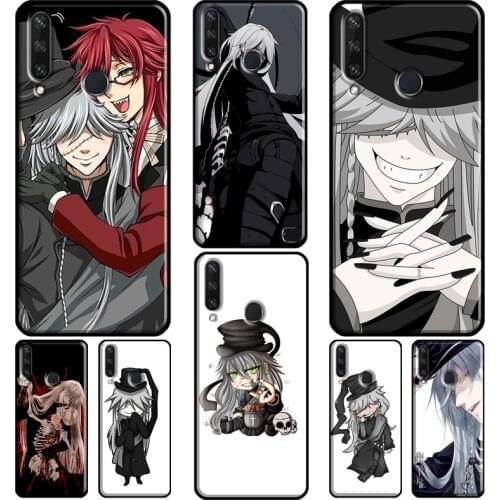 Undertaker Black Butler Kuroshitsuji For Huawei Y5P Y6P Y7A 2020 Y3 II Y5 Y6 Y9 Y7 Prime 2018 2017 2019 Nova 3i 5T Phone Case