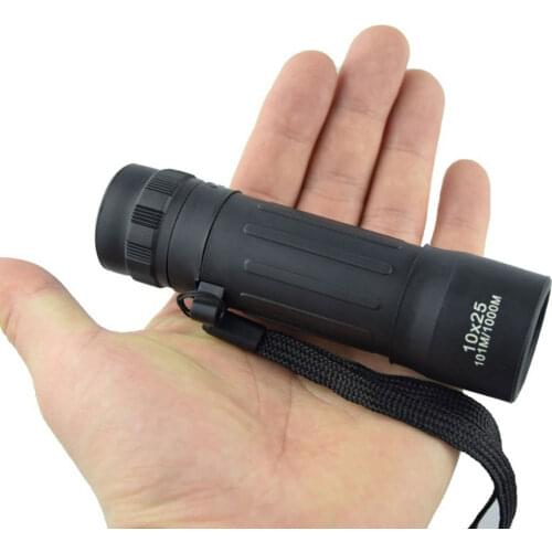 10x25 Mini Pocket Monocular Telescope Zoom Theatrical Binoculars Eyepiece Portable For Hunting Camping Compact Rifle Telescope
