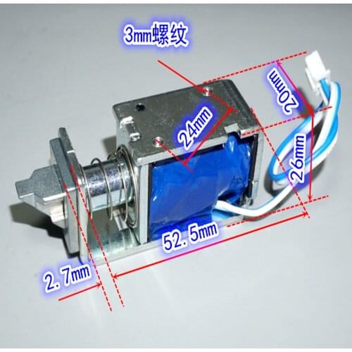DC12V 3.5A Mini Electromagnetic Lock Small Electric Control Lock Cabinet Lock Electronic Access Control Lock Electric Bolt Lock