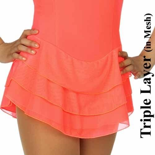 Hot Sales Custom Figure Skating Skirt For Women Elegant New Brand Vogue Ice Skating Dresses For Competition DR2894