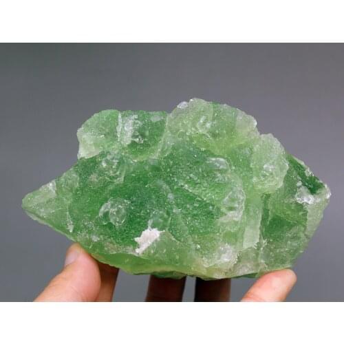 571g Natural rare Stepped green fluorite mineral specimens Stones and crystals Healing crystal