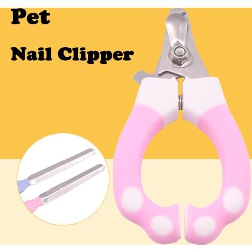 Professional Pet Cat Dog Nail Clipper Cutter Stainless Steel Grooming Scissors Clippers Claw Nail Scissors with Lock