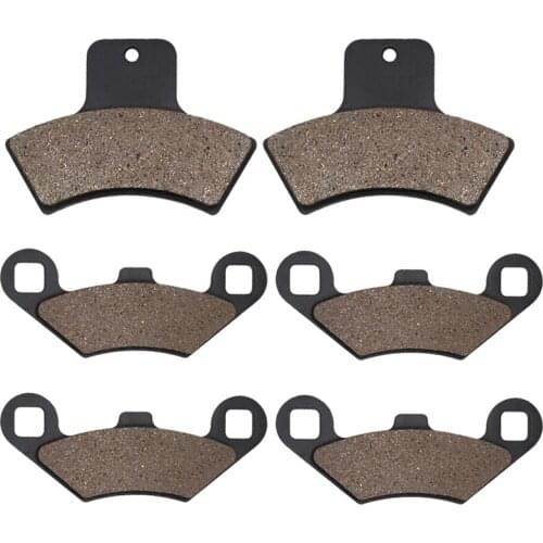 Motorcycle Front & Rear Brake Pads for POLARIS 500 Scrambler 2x4 2001-2002
