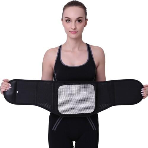 Waist Support Lumbar Belt Back Brace Breathable Elastic Waistband Adjustable Waist Belts Fitness Waist Band Back Stretcher