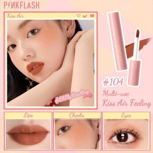 PINKFLASH Makeup Lipstick Lip Gloss Waterproof Long-lasting Silky Texture Matte Lip Sticks Blush Lip Glaze Red Lip Tint TSLM2