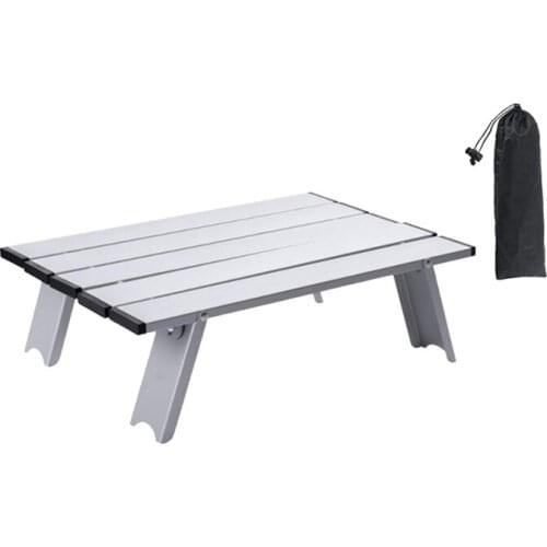 Outdoor Aluminum Alloy Camping Folding Table Portable Mini Table Barbecue Coffee Table Super Light Multi-purpose Camping Table