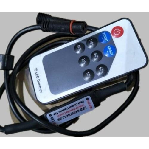 RF wirelss led dimmer DC5-24V led control dimmer for single color led strip single color