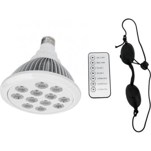 24W LED Red Light Physiotherapy Lamp Muscle Pain Relief Fade Scar Skin Beauty Lamp