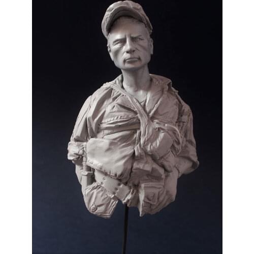 Unassambled 1/10 US ancient man bust Resin figure miniature model kits Unpainted