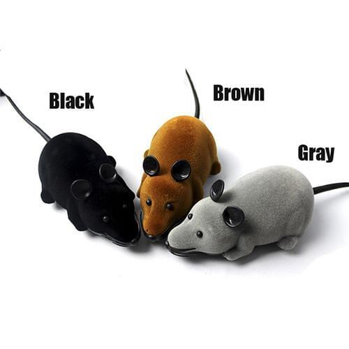 Funny Wireless Remote Control Tricky Moving Rat Mouse Cat Playing Chew Toy Gift