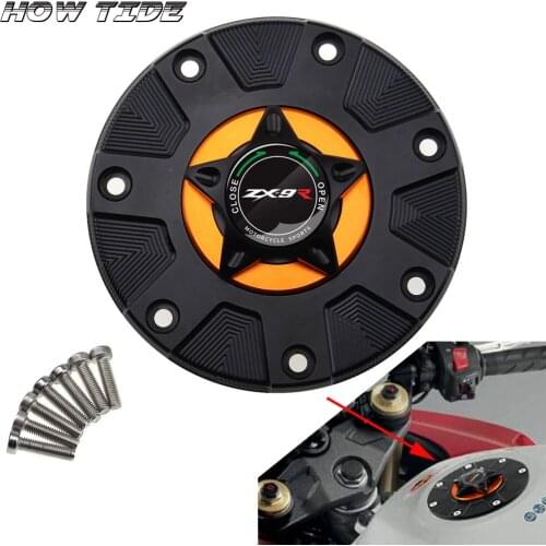 ZX-9R Gas Fuel Tank Cover for Kawasaki ZX9R ZX 9R 1994-2003 Motorcycle Accessories CNC Aluminum Oil Cap Motorbike