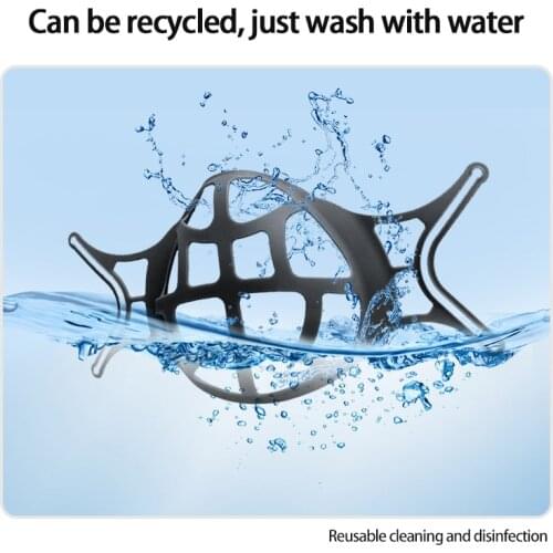 10/1Pcs Reusable 3D Mask Bracket Face Mask Inner Support Frame Dimensional Soft Rubber Comfortable Breathing Plastic Mask Holder