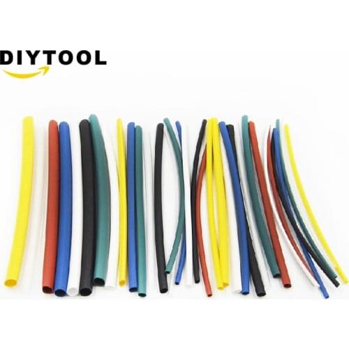 130pcs set Polyolefin Heat Shrink Tube Heat Tubo Shrinkable Wire Cable Insulated Sleeving Tubing Electronic Part