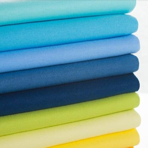 165cm*50cm 100%cotton twill shirt fabric pure black and white red clothes linen embroidery fabric impermeable cotton