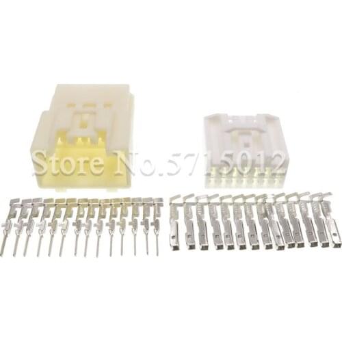 14 Hole 6098-3450 Female Male Automotive Connector Electrical Wire Socket With Terminals