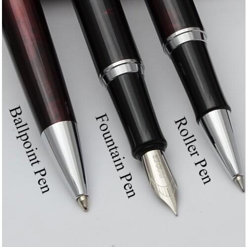 Baoer Metal Ball Pen Ballpoint Pen Classic Stylus Writing Stylo Diamant Stationery Office & School Ballpoint Pens Ink Black