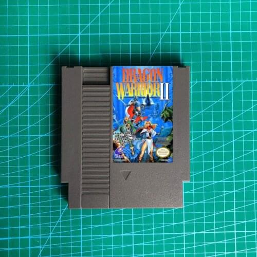 Dragon Warrior II 2 - 72 pins 8bit game cartridge