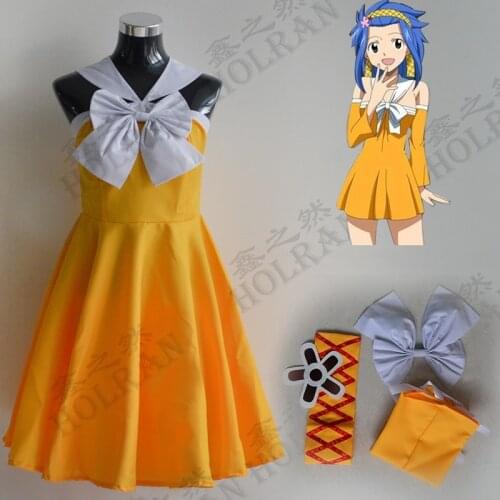 Fairy Tail Levy McGarden Cosplay Costume