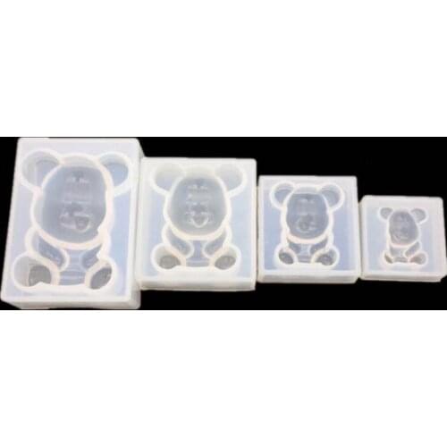 Bear Silicone Expoxy Resin Mold for Making Jewelry Pendant Decoration Jewelry Making Tools