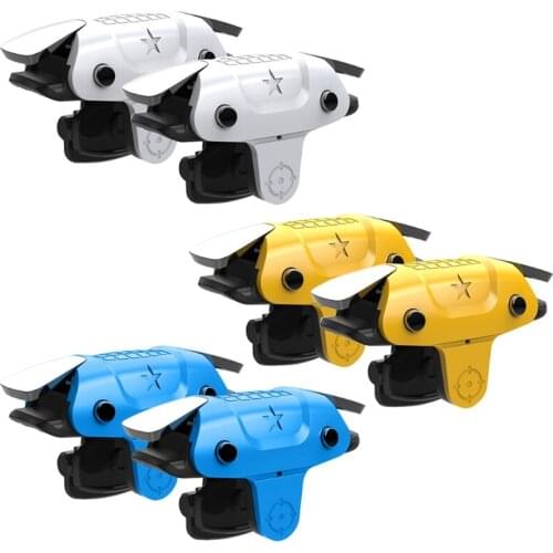 K3NB 2 Pcs Mobile Controller Cellphone Game Controller Trigger Button Game Controller For Shooting Games Such As PUBG/CSGO/Call