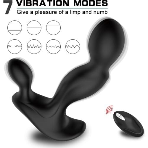 Male Prostate Massager Anal Vibrator Silicone 7 Speeds Butt Plug Sex Toys For Men Masturbator For Adult Gay Climax Good