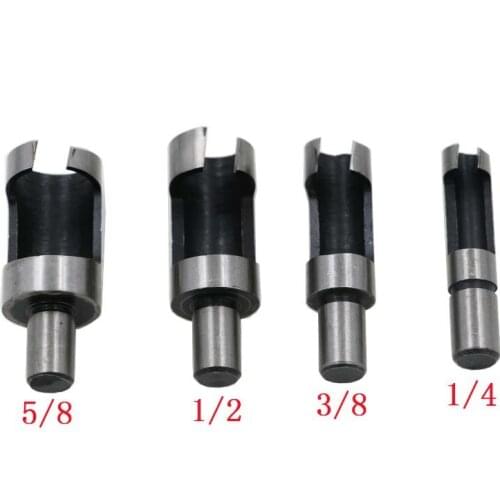 8PCS Wood Hole Opener Set Drill Bits Muddle Reamer Bit Carbon Steel Pick Cork Knife Drill