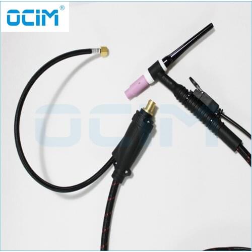 New WP17F TIG Welding Torch Burner Flex head PTA DB SR 17F 8M 35-70 Euro Connector