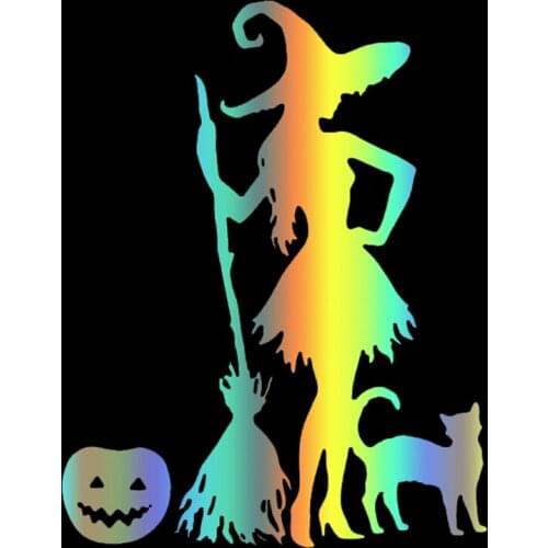 S51191 Various Sizes/Colors Car Stickers Vinyl Decal Witch Motorcycle Decorative Accessories