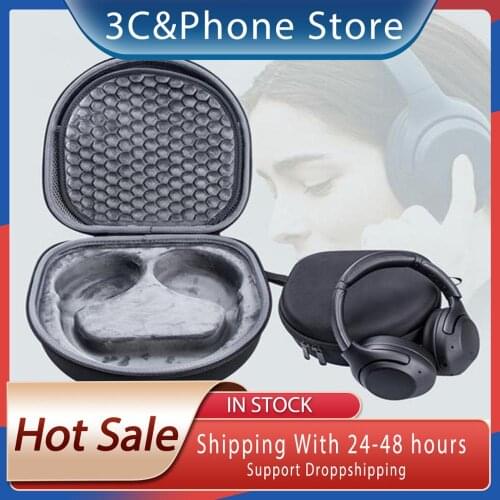 Headphone Storage Bag Premium Shockproof Headphone Case For SONY WH-XB900N Black
