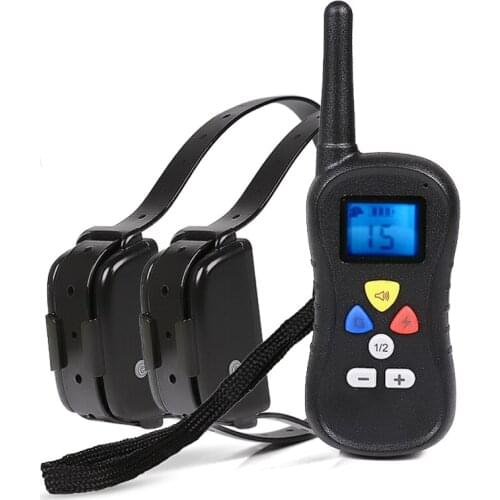 Remote Two Dog Training Shock Collar with Safe Beep, Vibration and Shock Electronic Hunting dog Collars for Large & Medium Dog
