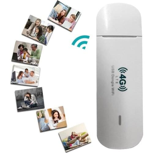 4G USB Dongle WiFi Router WiFi Modem 150M with SIM Card Slot Mobile WiFi Wireless Hotspot for Office