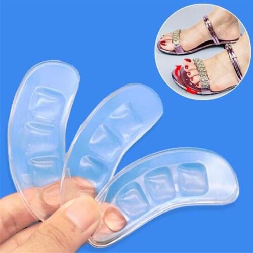 2pc Silicone Gel heel protector soft Cushion protector Foot feet Care Shoe Insert Pad Insole shoes accessories insoles for shoes