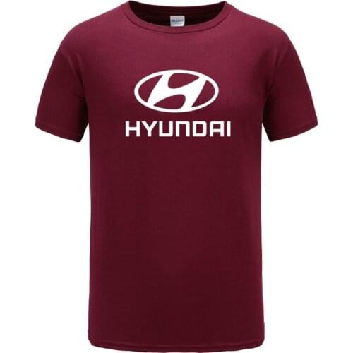 2021 MEN Hyundai Print T Shirt S-2XL Mens Women short Sleeve Hyundai T-shirt Summer Casual Cotton Tops T shirt