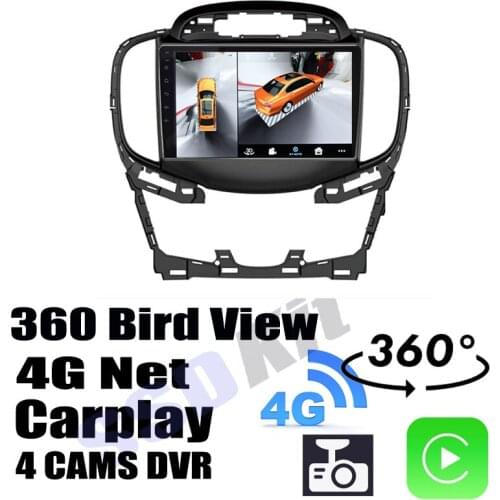 Car Audio Navigation GPS Carplay DVR 360 Birdview Around 4G Android System For Buick Lacrosse Allure Alpheon 2013~2016