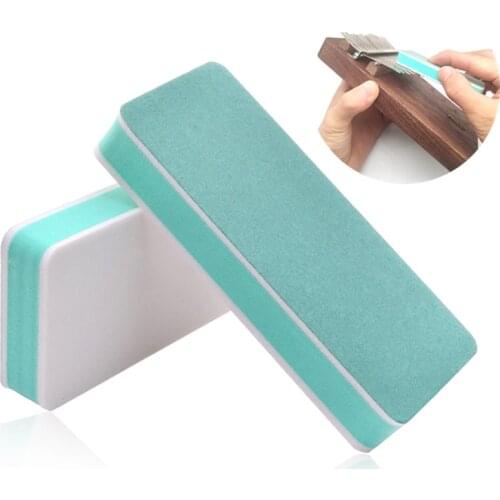 2pc Kalimba Keyboard Polishing Block Double Sided Sponge Metal Polish Strips One-off Thumb Pianos maintenance Accessories