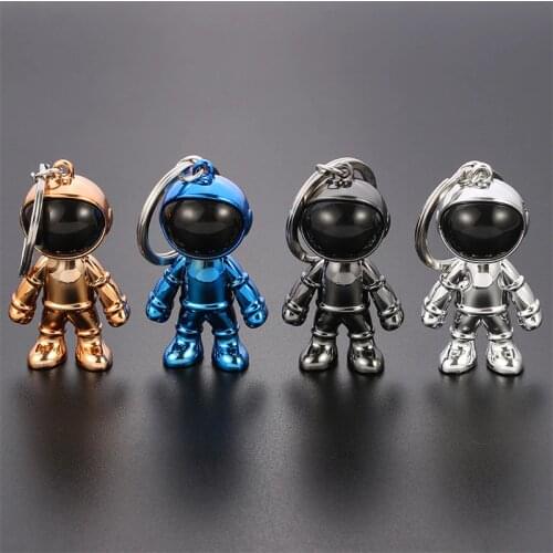 Handmade 3D Astronaut Space Robot Spaceman Keychain Keyring Gift For Man Friend Fashion Car Keychain