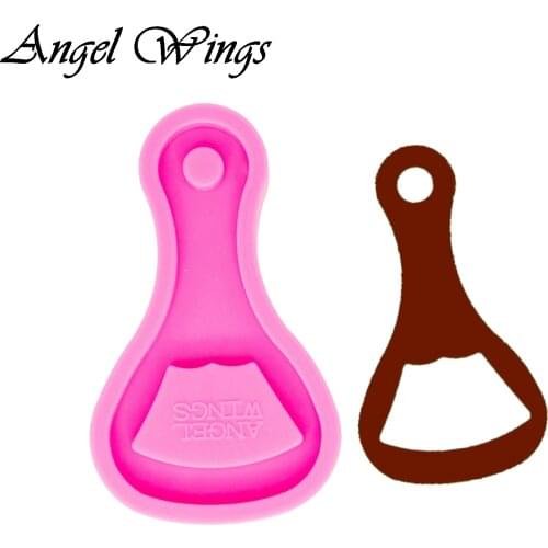 Beaker shapes Keychains Silicone Molds DIY Shiny Jewelry Epoxy Resin Mold DY0348