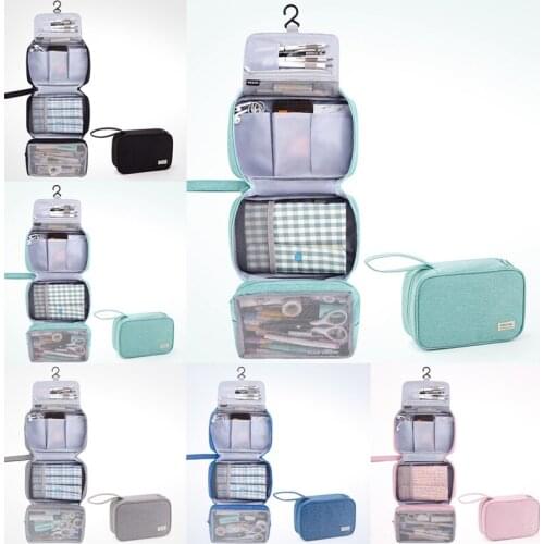 1Pcs Pencil Case Pen Bag For Cricut Pen Set And Basic Tool Set Bag Large Capacity Pencil Case School Multi-layer Pencil Case