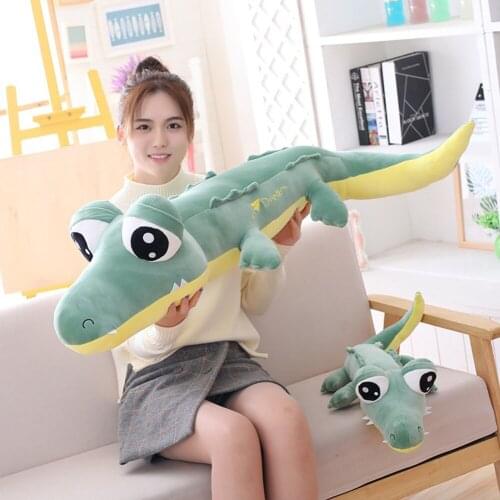 BOLAFYNIA children plush toys Simulation crocodile plush doll soft pillow crocodile kids Stuffed toys birthday Christmas gifts