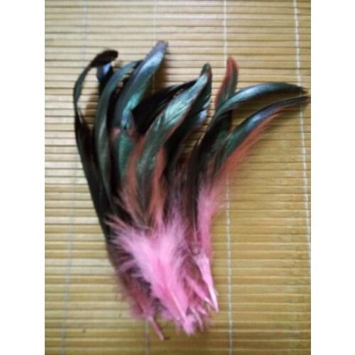 Hot! Sale 20pcs / lot high quality pink pheasant feather, 5-7 "/ 12-18cm DIY jewelry accessories, wedding decorations