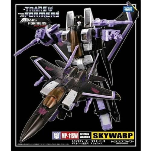 Takara Tomy Transformers Robot Model Toys MP11SW MP-11SW Destron Warrior Skywarp Deformation Fighter Collections