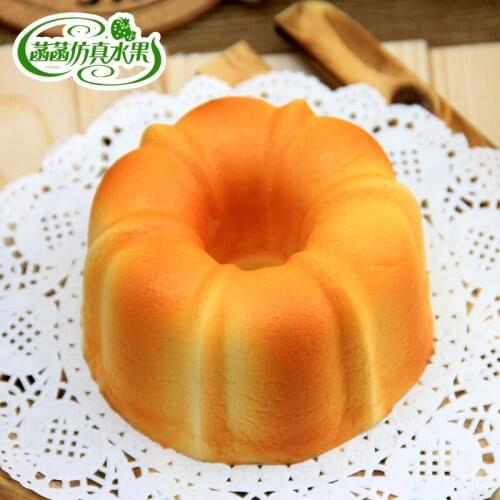 Artificial Decorations Foods simulation PU material Soft Fragrant Fake cake bread Miniatures painting props model 4 pcs/lots