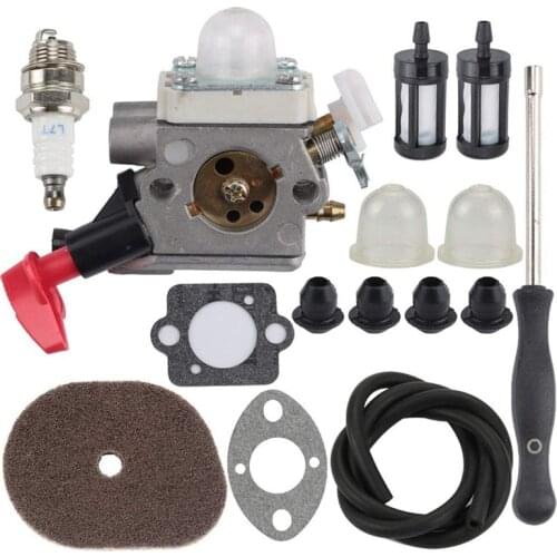 C1M-S267A FS40 Carburetor with Air Filter Adjustment Tool for Stihl FS50 FS50C HT56 HT56C KM56 KM56C KN56 FS56 FS56C FS70C FS70