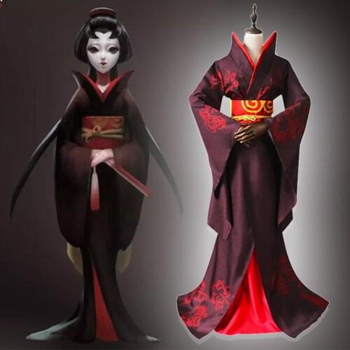 Game Identity V Cosplay Costumes Hunter The Geisha Michiko Cosplay Costume Original Skin Uniforms Clothes Kimonos Sets Dresses