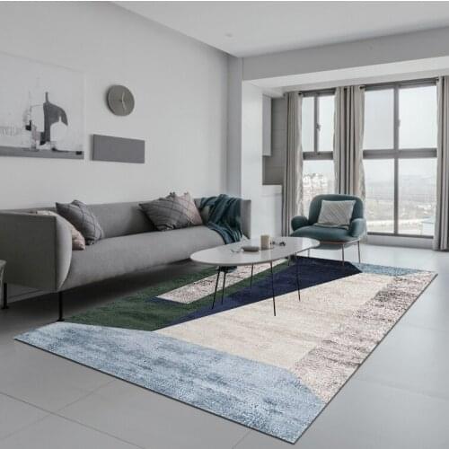 Nordic carpet simple modern carpet living room geometric carpet bedroom full of bedside carpet pad