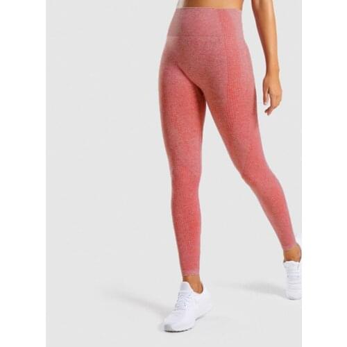 Hot Selling Seamless Knitted Hip Lifting Yoga Pants Gym Exercise Fitness Sexy Women Leggings