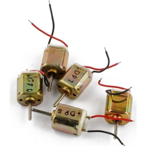 Low price!! 20pcs 6.5x8mm High speed DC micro Motor 3V 90mA 44000RMP with cable mini motor free shippnig