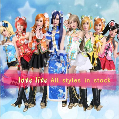 New Lovelive Lovelive Maki Nishikino Minami Kotori Awaken Nico Ayase Eli Kousaka Rin Love Live Cosplay Costume Cheongsam Dress