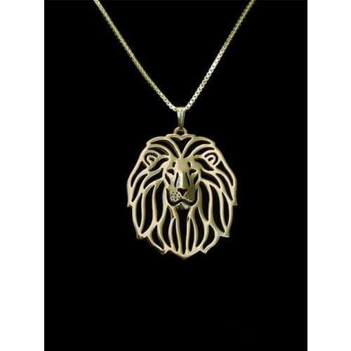 New style trendy Lion gold rose gold silver plated pendant and necklace -animal fashion jewelry