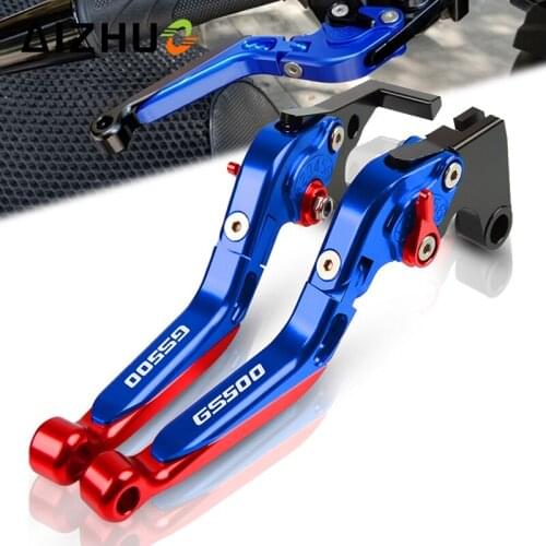 Motorcycle FOR SUZUKI GS500 GS 500 1989-2008 2007 2006 2005 2004 2003 CNC Aluminum Clutch Brake Levers Adjustable Accessories